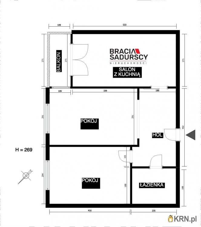 Bracia Sadurscy Oddział BS1 Kapelanka, Mieszkanie  na sprzedaż, Kraków, Krowodrza/Łobzów, ul. Lubelska