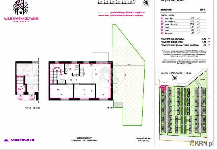 Mieszkanie  na sprzedaż, 3 pokojowe, Siechnice, ul. 