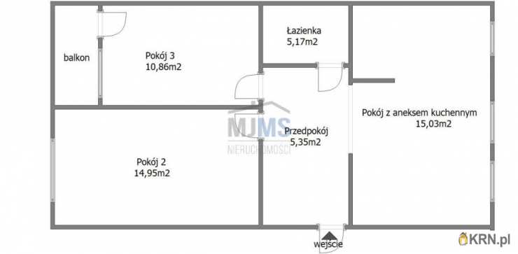 Mieszkanie  na sprzedaż, 3 pokojowe, Wejherowo, ul. gen. J. Hallera
