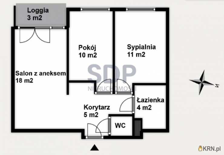 Mieszkanie  na sprzedaż, 3 pokojowe, Wrocław, Psie Pole/Zakrzów, ul. Zatorska