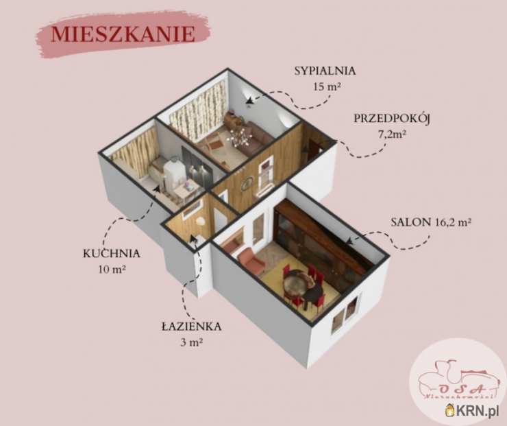 Mieszkanie  na sprzedaż, Września, ul. , 2 pokojowe