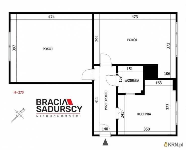 Mieszkanie  na sprzedaż, Kraków, Łagiewniki/Borek Fałęcki, ul. Żywiecka, 2 pokojowe