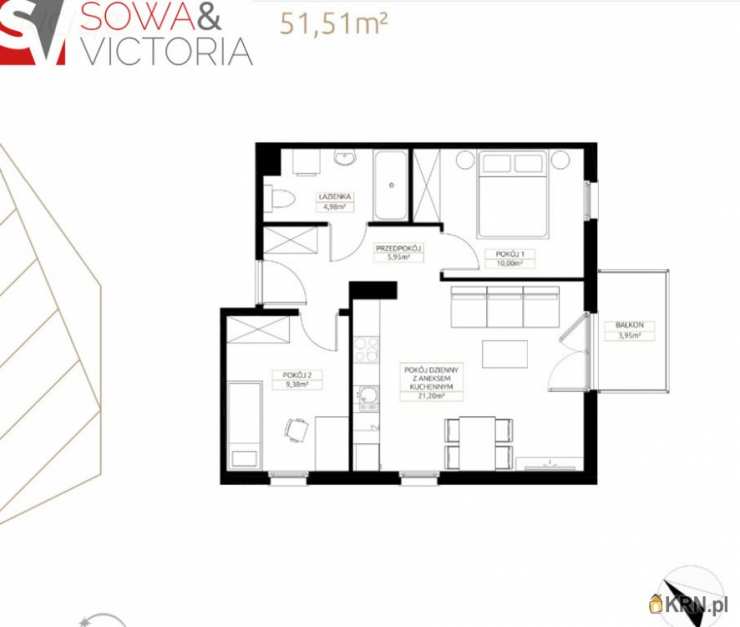 Mieszkanie  na sprzedaż, 3 pokojowe, Świdnica, ul. 