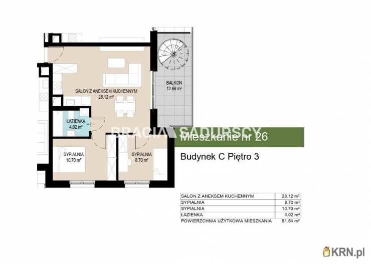 Kraków, Wzgórza Krzesławickie, ul. Kantorowicka, Mieszkanie  na sprzedaż, 3 pokojowe