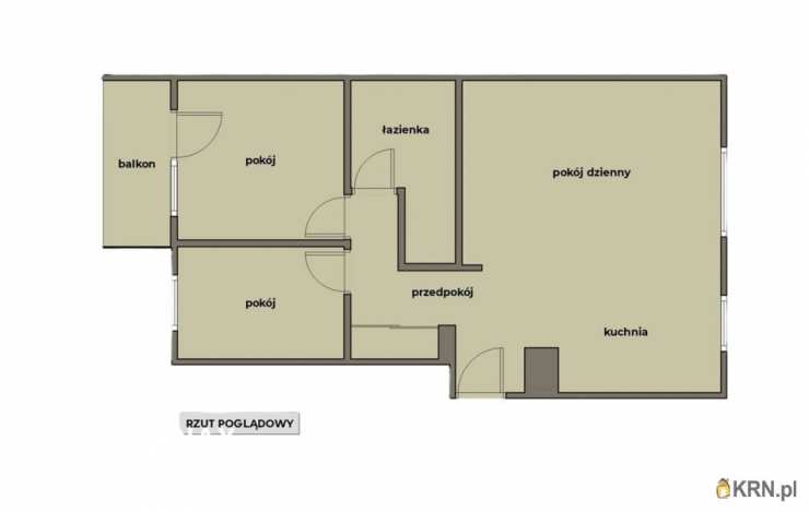 Karniowice, ul. , Mieszkanie  na sprzedaż, 3 pokojowe