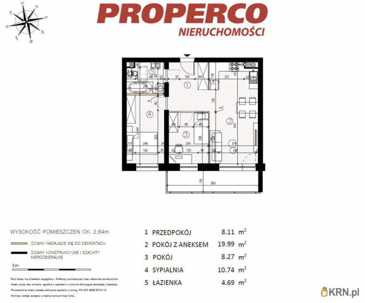PROPERCO Sp. z o.o. Sp. k. , Mieszkanie  na sprzedaż, Końskie, ul. S. Staszica