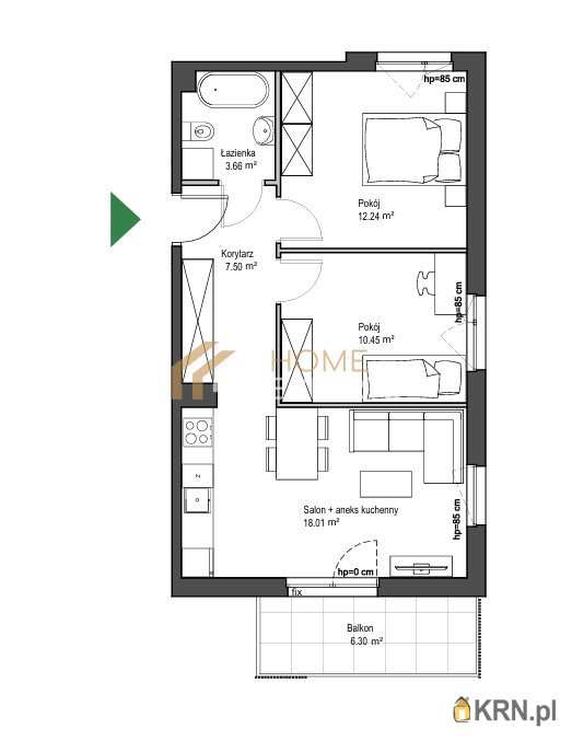 Gdańsk, Kokoszki, ul. Malinowa, 3 pokojowe, Mieszkanie  na sprzedaż