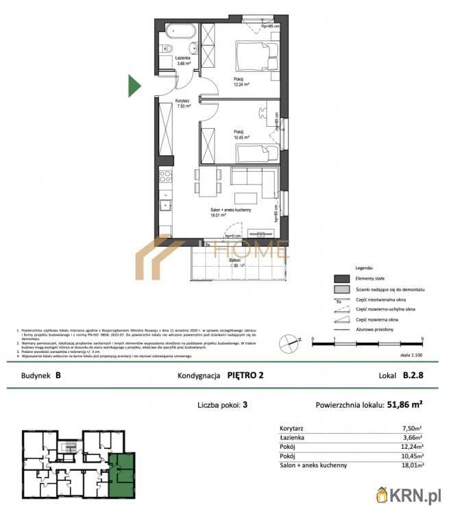 Mieszkanie  na sprzedaż, 3 pokojowe, Gdańsk, Orunia-Św. Wojciech-Lipce, ul. Aroniowa