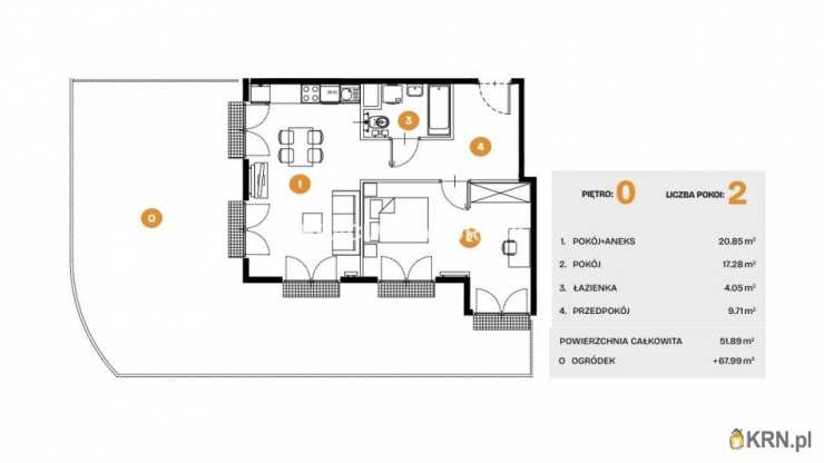 Mieszkanie  na sprzedaż, Kraków, Bronowice, ul. Na Błonie, 2 pokojowe