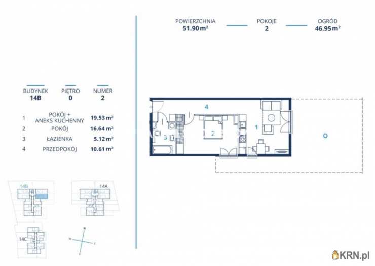 Kraków, Dębniki/Ruczaj, ul. Czerwone Maki, Mieszkanie  na sprzedaż, 2 pokojowe