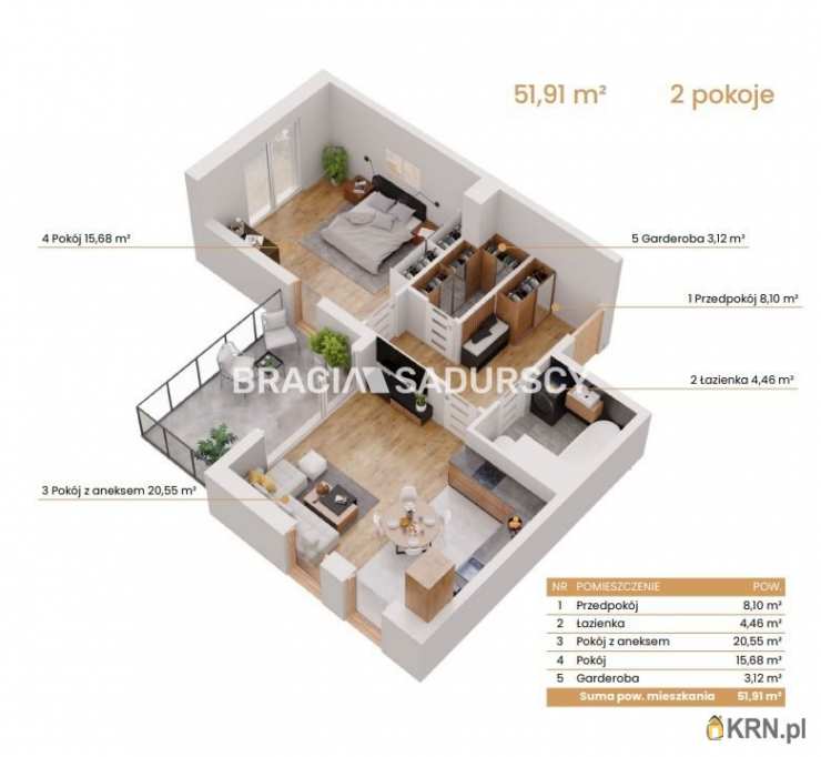 Katowice, ul. Ceglana, 2 pokojowe, Mieszkanie  na sprzedaż