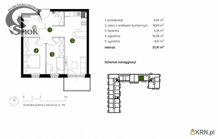 Kraków, Prądnik Biały, ul. , Mieszkanie  na sprzedaż, 3 pokojowe