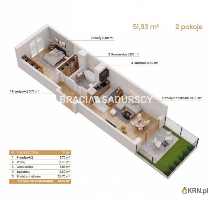 Katowice, ul. Ceglana, 2 pokojowe, Mieszkanie  na sprzedaż