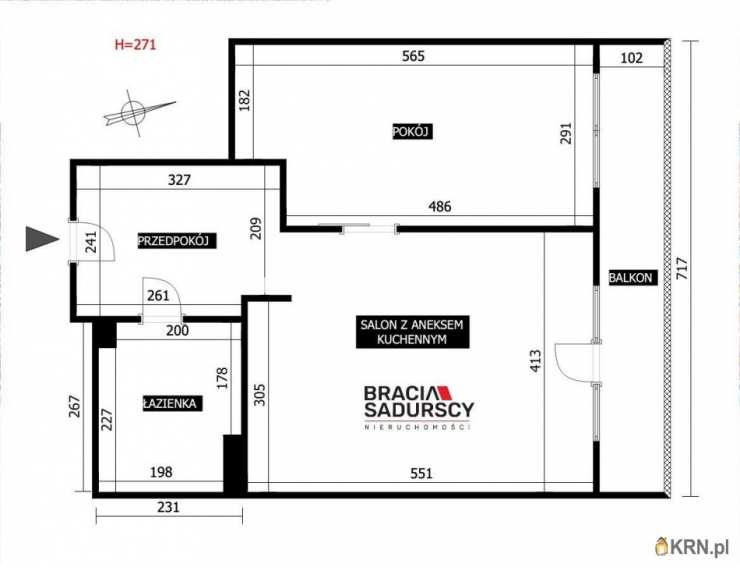 Mieszkanie  na sprzedaż, 2 pokojowe, Kraków, Bronowice, ul. J. Lea