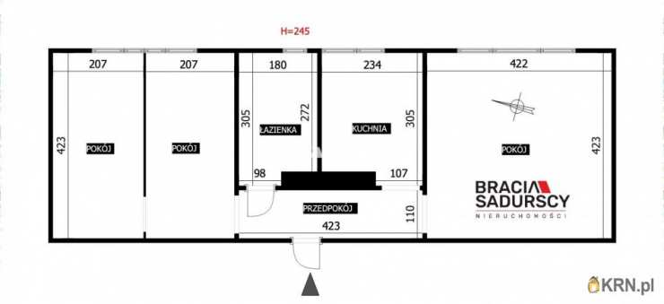 Kraków, Wzgórza Krzesławickie, ul. Na Wzgórzach, Mieszkanie  na sprzedaż, 3 pokojowe