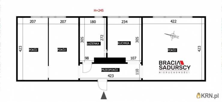 Mieszkanie  na sprzedaż, Kraków, Wzgórza Krzesławickie, ul. Na Wzgórzach, 3 pokojowe