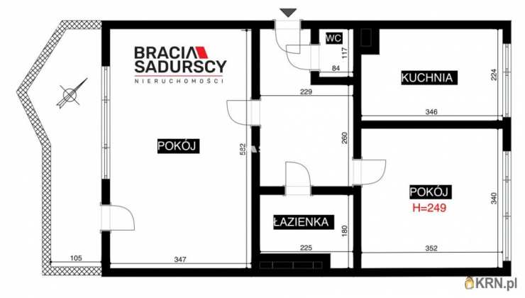Mieszkanie  na sprzedaż, Kraków, Prądnik Biały, ul. Siewna, 2 pokojowe