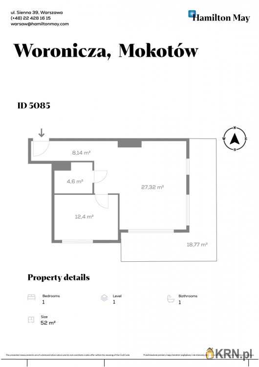 Mieszkanie  na sprzedaż, , Warszawa, ul. 