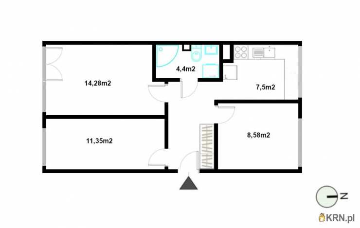 Wrocław, Krzyki, ul. Wieczysta, Mieszkanie  na sprzedaż, 3 pokojowe