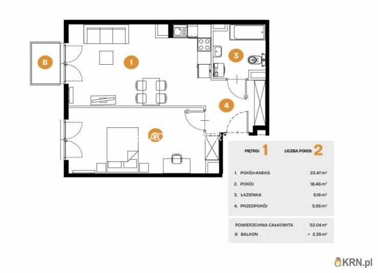 Kraków, Bronowice, ul. Na Błonie, Mieszkanie  na sprzedaż, 2 pokojowe