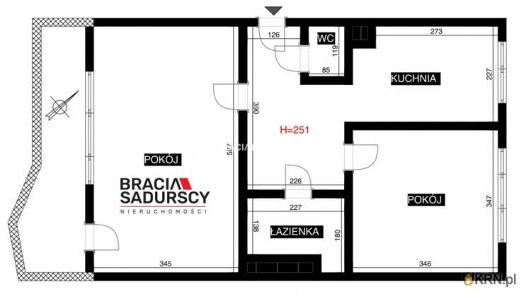 Kraków, Prądnik Biały, ul. G. Narutowicza, Mieszkanie  na sprzedaż, 2 pokojowe