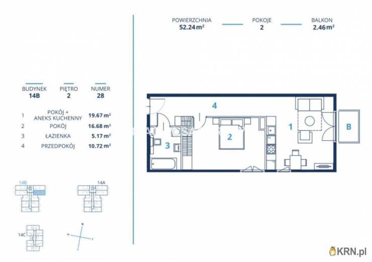 Mieszkanie  na sprzedaż, 2 pokojowe, Kraków, Dębniki/Ruczaj, ul. Czerwone Maki