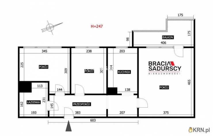 Mieszkanie  na sprzedaż, 3 pokojowe, Kraków, Czyżyny, ul. Dywizjonu 303