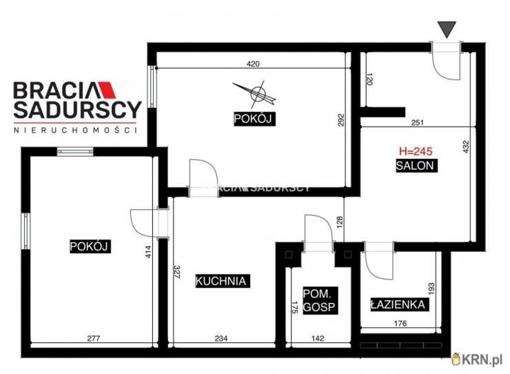 Kraków, Stare Miasto, ul. Stefana Batorego, Mieszkanie  na sprzedaż, 3 pokojowe