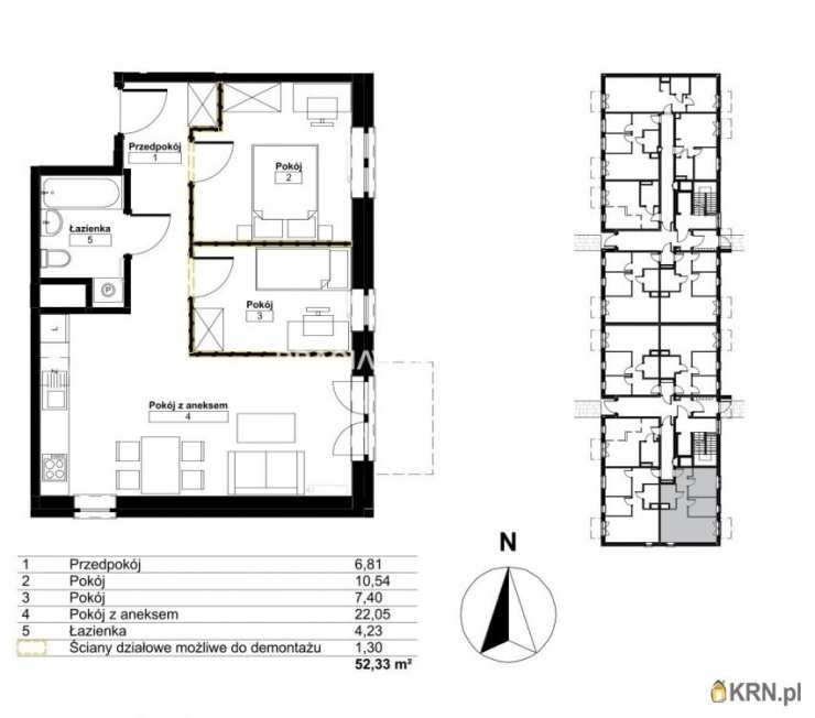 Mieszkanie  na sprzedaż, 3 pokojowe, Kraków, Bieżanów-Prokocim/Złocień, ul. 