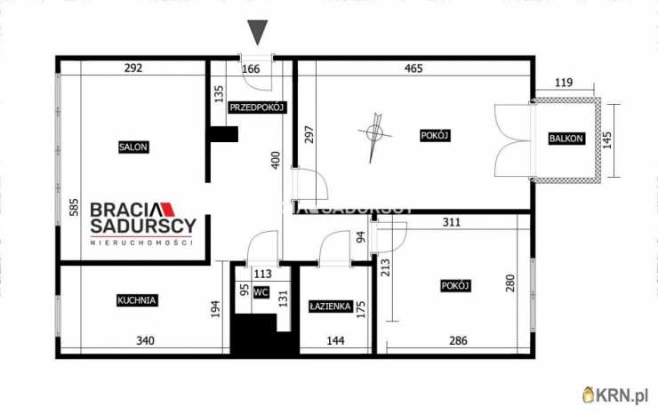 Kraków, Prądnik Czerwony, ul. J. Majora, Mieszkanie  na sprzedaż, 3 pokojowe