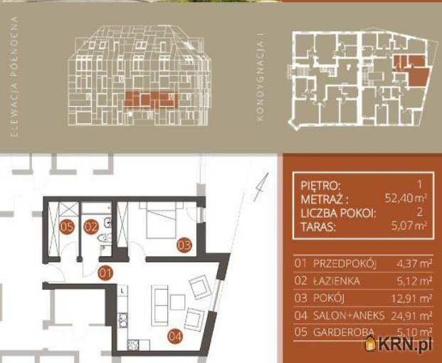 2 pokojowe, Mieszkanie  na sprzedaż, Wrocław, Śródmieście, ul. 