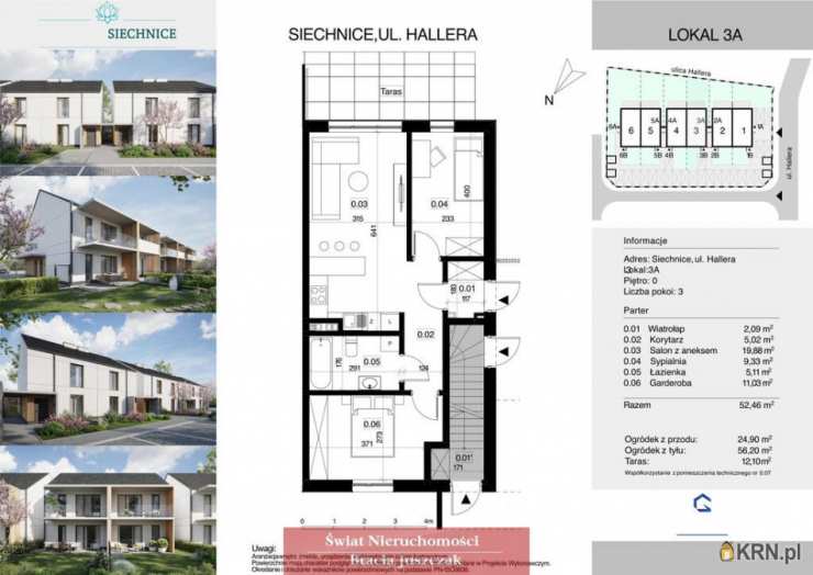 Świat Nieruchomości, Mieszkanie  na sprzedaż, Siechnice, ul. 
