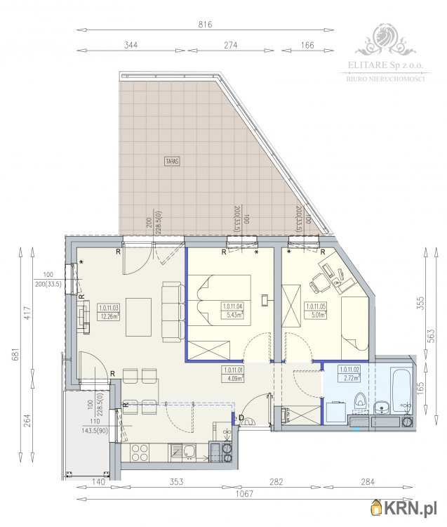 Mieszkanie  na sprzedaż, Wrocław, Krzyki, ul. , 3 pokojowe