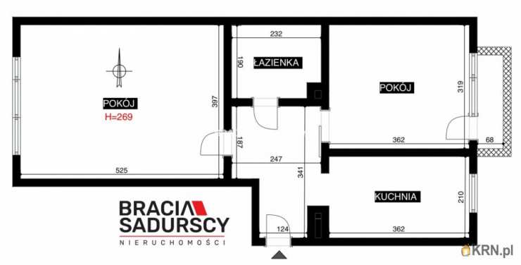 Mieszkanie  na sprzedaż, 2 pokojowe, Kraków, Nowa Huta, ul. Kolorowe