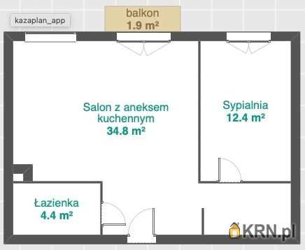 Wrocław, Krzyki, ul. , 2 pokojowe, Mieszkanie  na sprzedaż