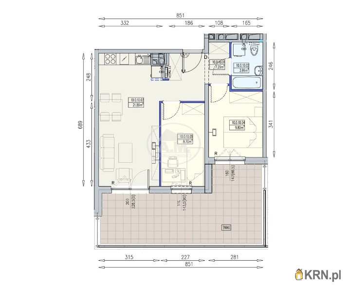 Mieszkanie  na sprzedaż, Wrocław, Krzyki/Partynice, ul. Braterska, 3 pokojowe