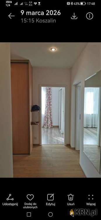 2 pokojowe, Koszalin, ul. , Mieszkanie  na sprzedaż