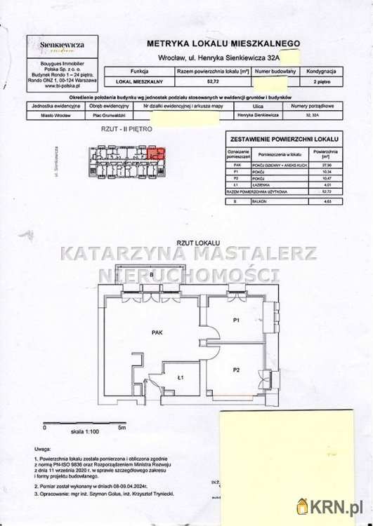 3 pokojowe, Wrocław, Śródmieście, ul. , Mieszkanie  na sprzedaż