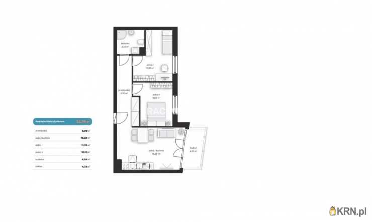 Kraków, Wzgórza Krzesławickie, ul. Polskich, Mieszkanie  na sprzedaż, 3 pokojowe