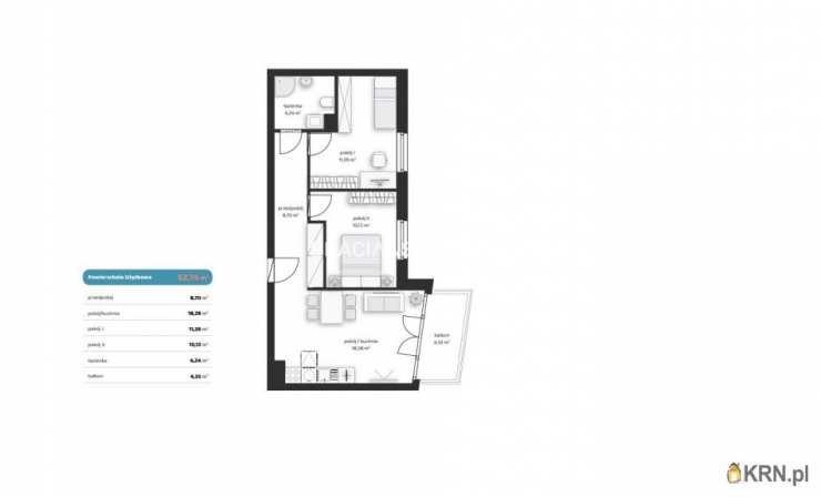 3 pokojowe, Mieszkanie  na sprzedaż, Kraków, Wzgórza Krzesławickie, ul. Polskich