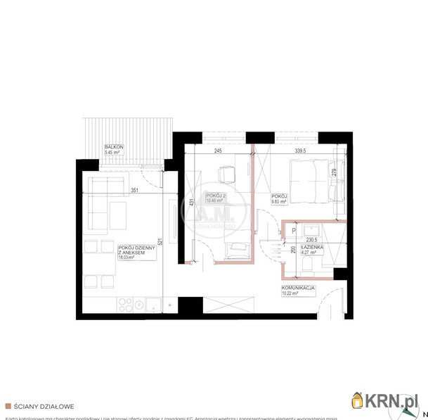 3 pokojowe, Wrocław, Psie Pole/Lipa Piotrowska, ul. Waniliowa, Mieszkanie  na sprzedaż