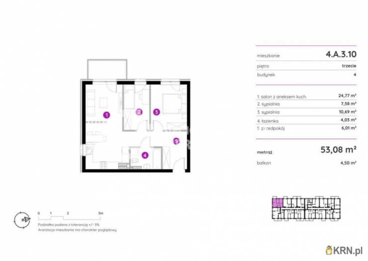 Mieszkanie  na sprzedaż, 3 pokojowe, Gdańsk, Chełm, ul. Borkowska