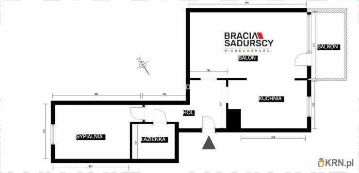 2 pokojowe, Mieszkanie  do wynajęcia, Kraków, Dębniki/Ruczaj, ul. Chmieleniec