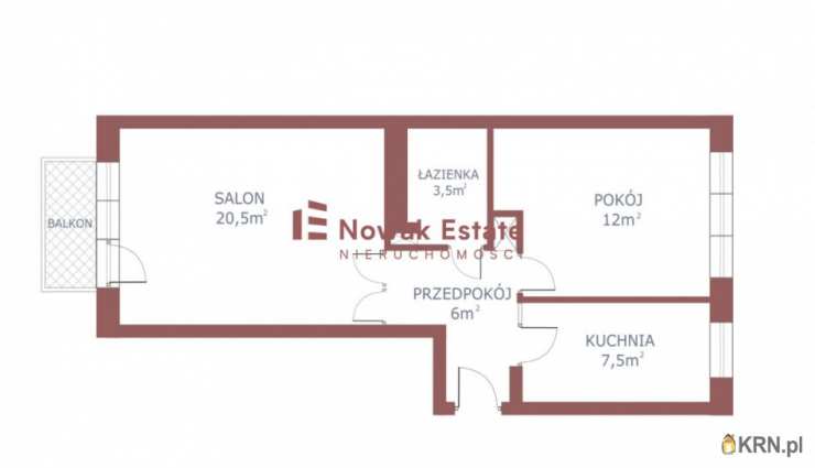 Mieszkanie  do wynajęcia, Kraków, Podgórze/Stare Podgórze, ul. I. Krasickiego, 2 pokojowe