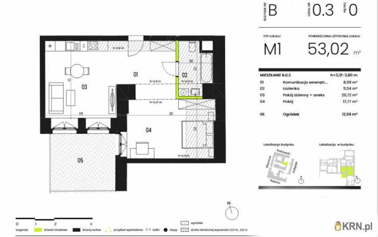 Wrocław, Stare Miasto, ul. , 2 pokojowe, Mieszkanie  na sprzedaż