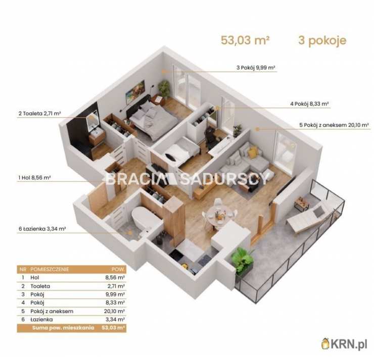 Mieszkanie  na sprzedaż, 3 pokojowe, Katowice, ul. Ceglana