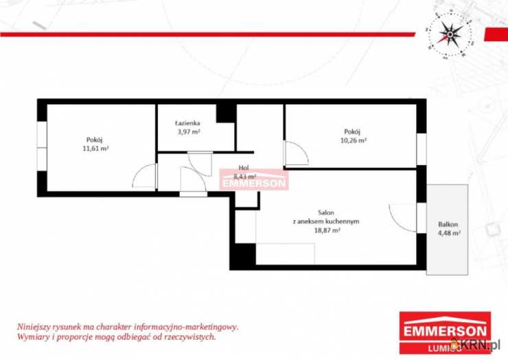 Kraków, Podgórze, ul. , 3 pokojowe, Mieszkanie  na sprzedaż