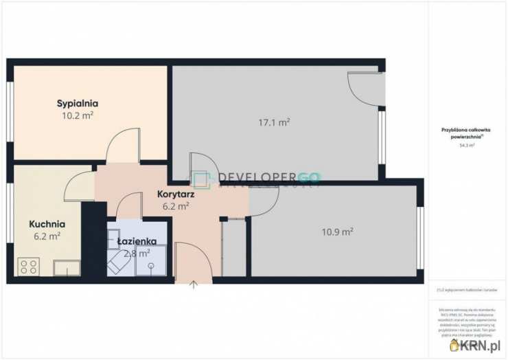 Wasilków, ul. , Mieszkanie  na sprzedaż, 3 pokojowe