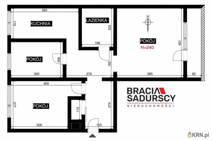 3 pokojowe, Wieliczka, ul. W. Pola, Mieszkanie  na sprzedaż