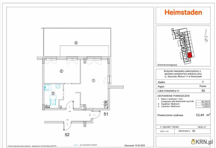 Mieszkanie  na sprzedaż, 2 pokojowe, Warszawa, ul. 